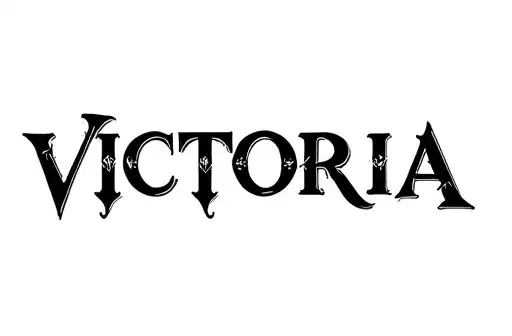 "Victoria " tattoo design idea
