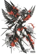 valkyrie tattoo design idea