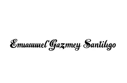 "Emmanuel Gazmey Santiago 
" tattoo design idea