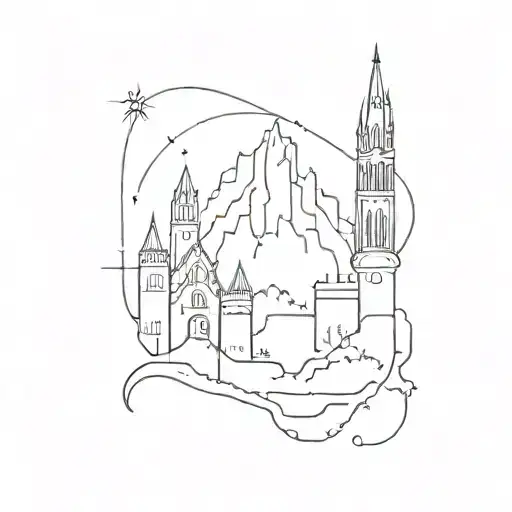 Court of Miracles map  tattoo design idea