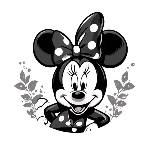 Minnie Mouse tattoo design idea