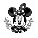 Minnie Mouse tattoo design idea