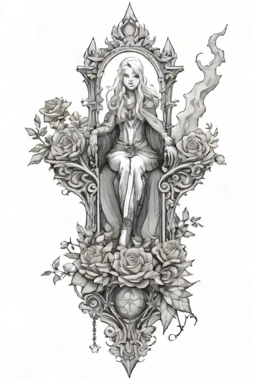 throne of glass series inspired tattoo featuring tattoo design idea