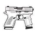 glock 19 tattoo design idea