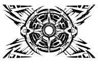 ironman arc reactor tattoo design idea