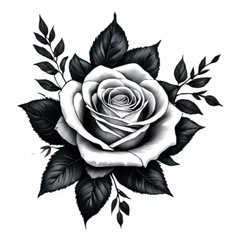 Alexandra Rose tattoo design idea