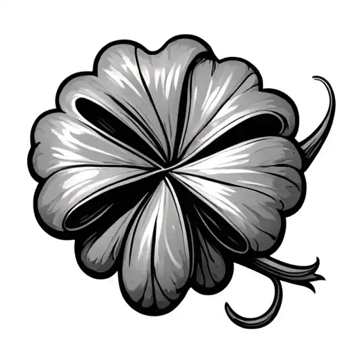 4 leaf clover tattoo inspired tattoo design idea