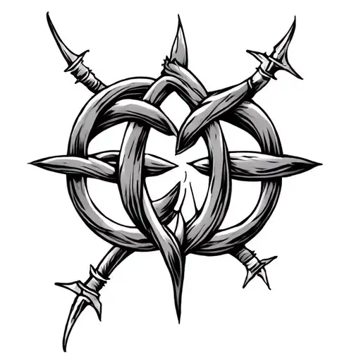 Witches Knot tattoo design idea