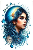 drops of jupiter tattoo design idea