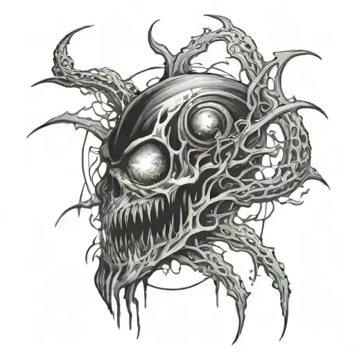 Cosmic Horror tattoo design idea