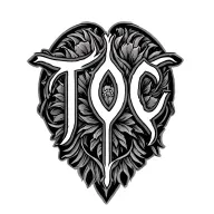 "TOC" Initial tattoo design idea