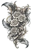 A song code for the forearm https://www.youtube.com/watch?v=e0_GctEzja8 with XRP tattoo design idea