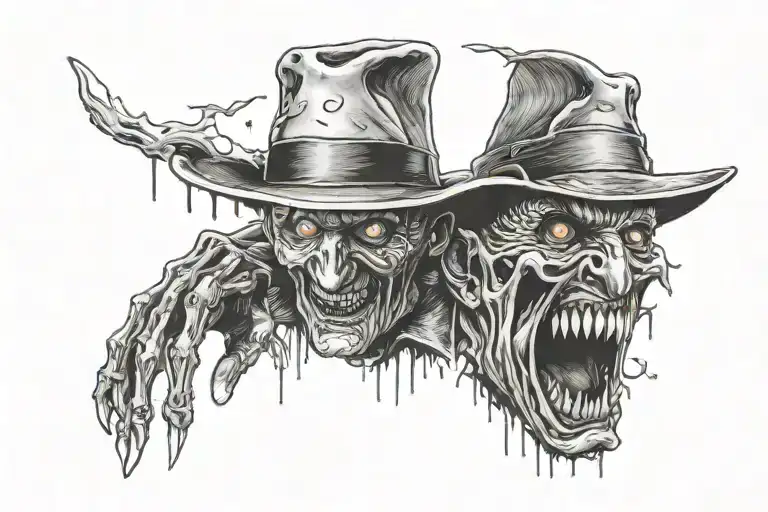 freddy krueger tattoo design idea
