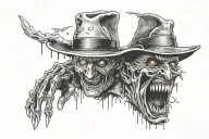 freddy krueger tattoo design idea