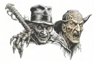 freddy krueger tattoo design idea