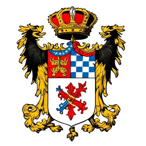 horvat croatian coat of arms tattoo design idea