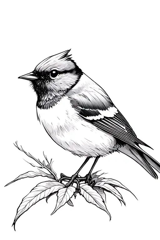 Willy wagtail fine line tattoo tattoo design idea