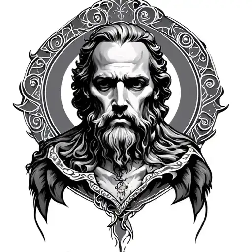 god wills tattoo design idea