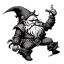 Dwarf tattoo design idea