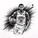 Steph Curry tattoo design idea