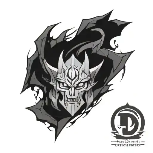 Dota 2 and anime tattoo design idea
