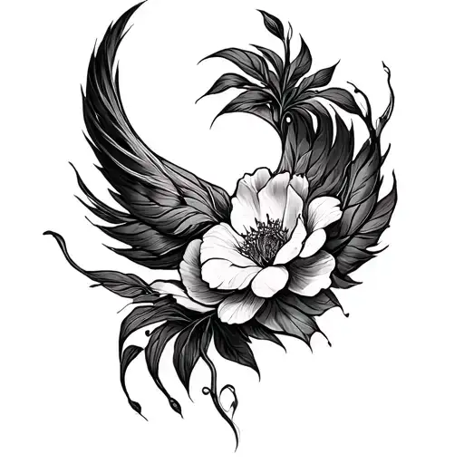: Can you do me the drawing of a fine online tattoo in black?  A dream catch with in in tattoo design idea
