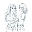 2 people pinky promising with a date at the bottom  tattoo design idea