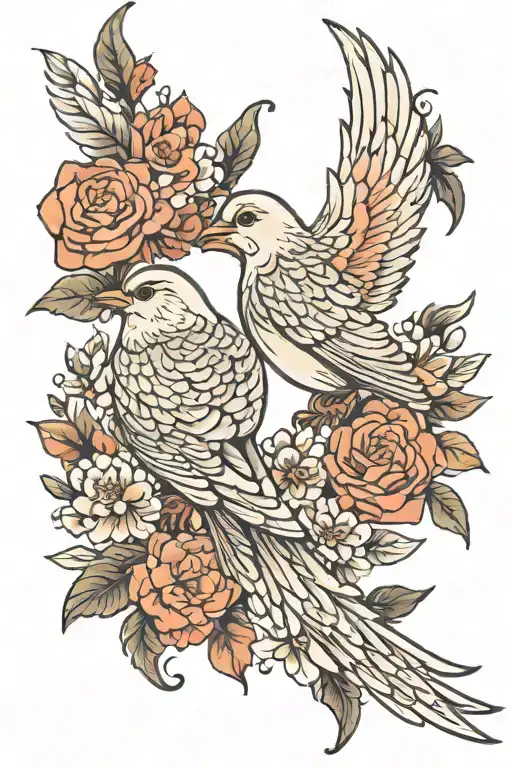 a quote The Jian, also known as “the bird that shares wings,” only possesses one wing. Unless a male and female pair lea tattoo design idea