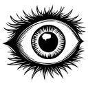 evil eye tattoo design idea