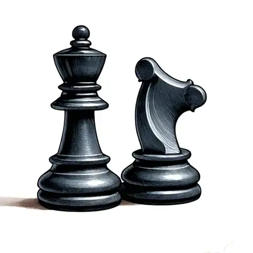 pawn chess piece tattoo design idea
