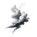 Filler Clouds and Smoke tattoo design idea