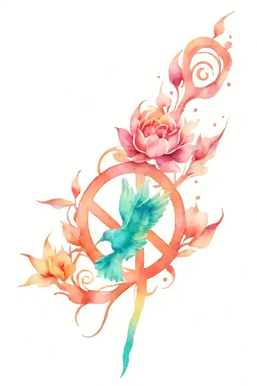 peace, protection, prosperity  tattoo design idea