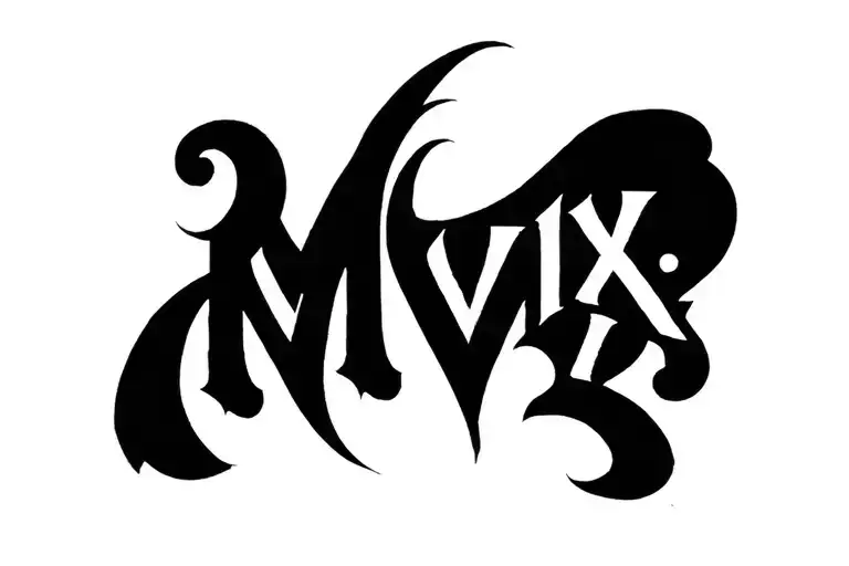 V.IX MMVIII tattoo design idea