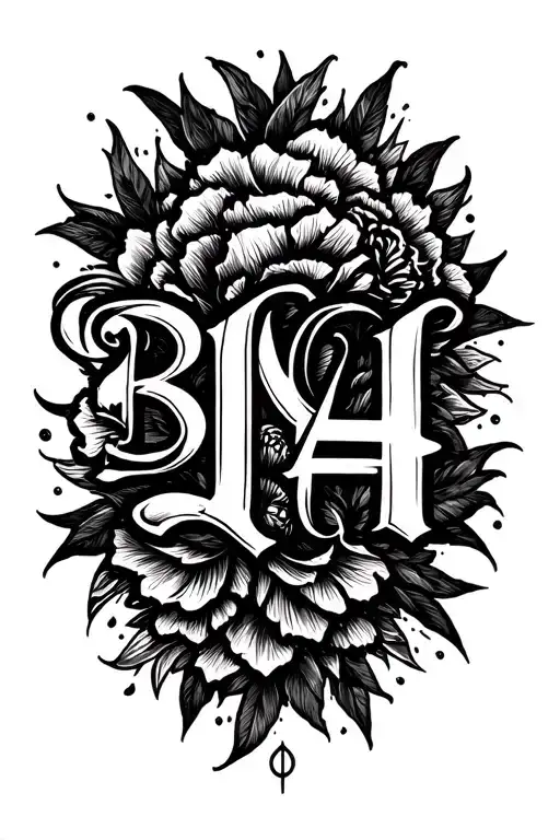 Loyalty B4 Love letter written tattoo design idea