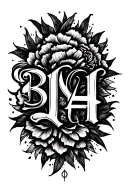 Loyalty B4 Love letter written tattoo design idea