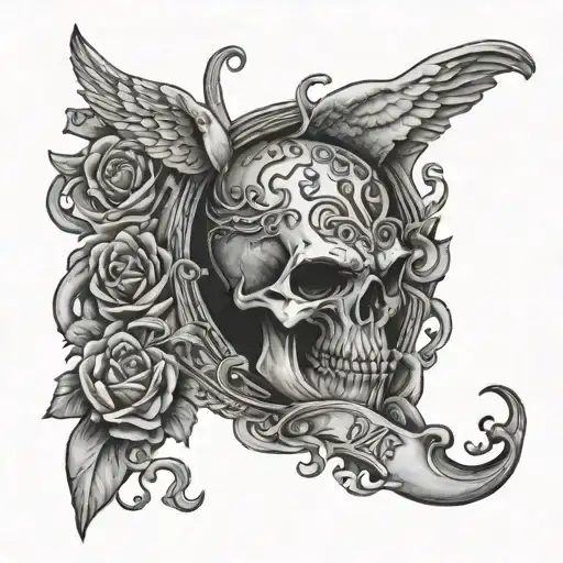 Trust No One tattoo design idea