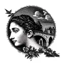 Famille cano bridge tattoo design idea