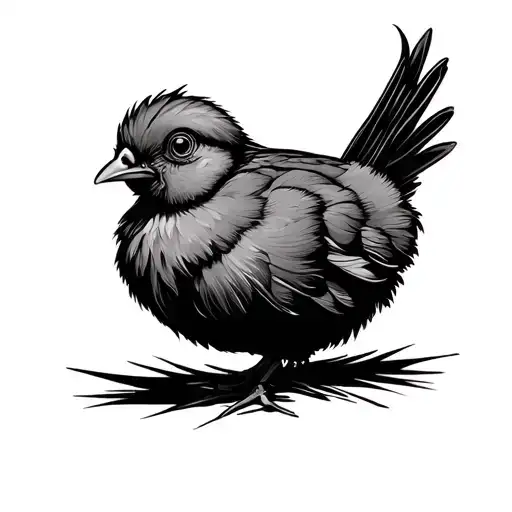 Chick tattoo design idea