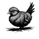 Chick tattoo design idea