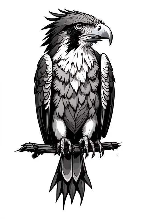 philippine eagle tattoo design idea