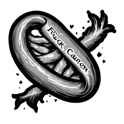 Fuck Cancer tattoo design idea