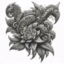Coatlicue tattoo design idea