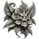 Coatlicue tattoo design idea