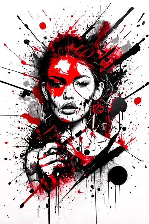 Elusive, aggressiveness, consciousness tattoo design idea