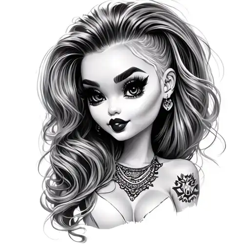Bratz tattoo design idea