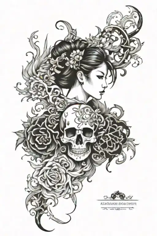 Asian tattoo design idea