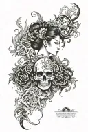 Asian tattoo design idea