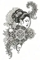 Asian tattoo design idea