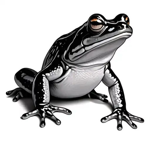Bullfrog tattoo design idea