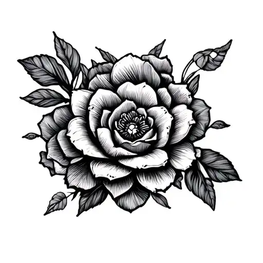 Crochet tattoo design idea